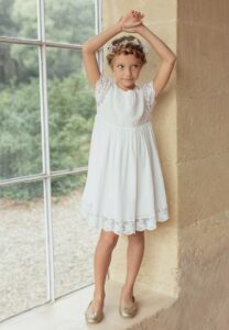 Robe fille Manon Les Petits Inclassables. Pivoines and love Paris. Boutique & E-shop. Robe Baptême, cortège, mariage.