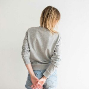 Sweat Buttée unisexe The One sweatshirt boutique paris message stylé