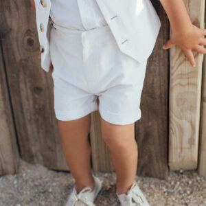 Short garçon Arsène Les Petits Inclassables pour vos petits garçons d'honneur, votre cortège ou pour fête de mariage. Dispo boutique Paris