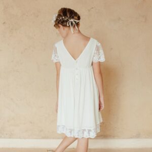 Robe fille Manon Les Petits Inclassables. Pivoines and love Paris. Boutique & E-shop. Robe Baptême, cortège, mariage.