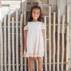 Robe fille Manon Les Petits Inclassables. Pivoines and love Paris. Boutique & E-shop. Robe Baptême, cortège, mariage.
