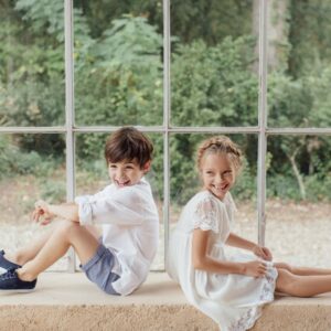Robe fille Manon Les Petits Inclassables. Pivoines and love Paris. Boutique & E-shop. Robe Baptême, cortège, mariage.