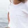 Tee-shirt Buttée team bride à porter lors d'un EVJF ou le lendemain du mariage. Tee shirt blanc à message mariage. Acheter boutique Paris et en ligne