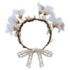 Accessoire Bracelet fleuri Daphné. Accessoires mariage pour bridesmaids ou mariée. Bracelet en fleurs. Acheter en ligne et boutique Paris