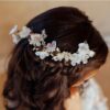 Accessoire de cheveux Peigne fleuri Daphné – Image 3