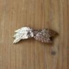 Barrette pour cheveux à décor de feuilles dorées. Accessoire de cheveux doré et stylé pour mariage ou quotidien. Acheter boutique Paris et eshop