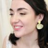 Boucles d'oreille collection Plumetti pendantes ovales