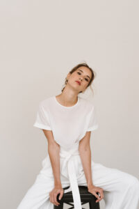 By Romance - Top blanc de mariée Hester