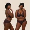 Soutien-gorge dos nu Back to Glam. Lingerie mariée robe dos nu. Soutien gorge nude et ébène invisible. Essayer et acheter boutique mariage Paris