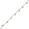 Bracelet plaqué or ornées de petites pierres. Bijou bohème chic fait main. Disponible dans notre boutique à Paris et en ligne