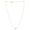 Collier plaqué or orné d'une pierre labradorite ovale. Bijou bohème chic petits prix. Acheter dans notre boutique à Paris et en ligne