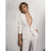 By Romance - Veste de tailleur ivoire Jacky. Tenue de mariée stylée. Acheter boutique mariage Paris et eshop en ligne
