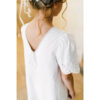 Robe fille Colette Les Petits Inclassables baptême cérémonie et cortège. Robe courte broderie pour communion. Dispo boutique Paris