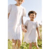 Robe fille Colette Les Petits Inclassables baptême cérémonie et cortège. Robe courte broderie pour communion. Dispo boutique Paris