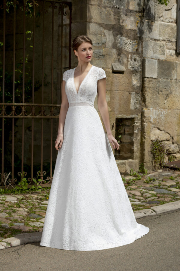 Robe de mariée longue Dorothy dentelle