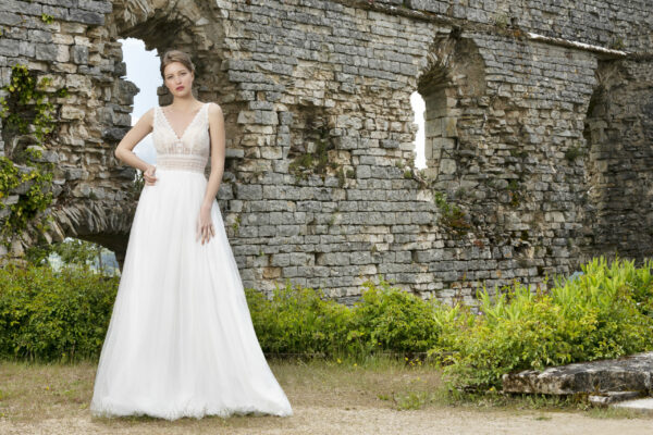 Robe de mariée longue Doriane