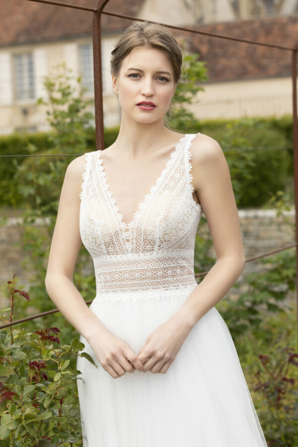 Robe de mariée longue Doriane
