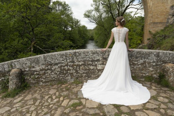 Robe de mariée longue Dina