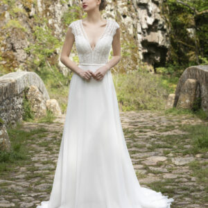 Robe de mariée longue Dina