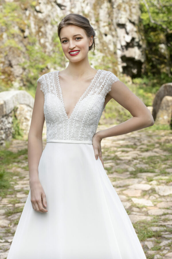 Robe de mariée longue Dina