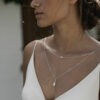 Collier 3 en 1 perles et cristaux Faye