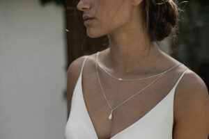 Collier 3 en 1 perles et cristaux Faye