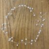 Tiare argent et perles fines Pivoines and love