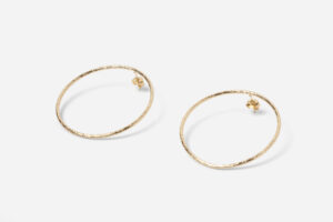 Boucles d'oreille babette dorées