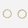 Boucles d'oreille Diane dorées