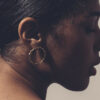 Boucles d'oreille Diane dorées