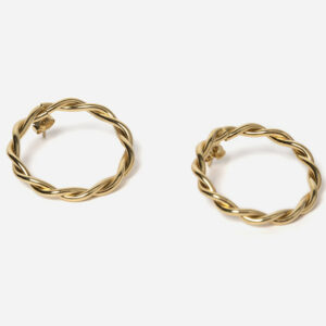 Boucles d'oreille Diane dorées