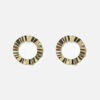 Boucles d'oreilles Kelli vagues dorées
