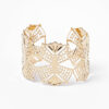 Bracelet manchette Lullaby dorée à l'or fin