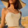 By Romance - Crop top blanc Merry