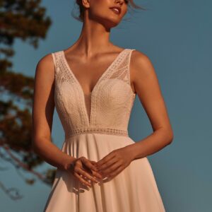 Robe de mariée bohème courte Songe d'une nuit d'été. Petite Robe blanche. Acheter boutique mariage Paris et en ligne
