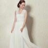 Top de mariée en dentelle sans manches Tenue mariée stylée ensemble. Petit prix. Acheter en ligne et boutique mariage Paris