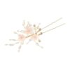 Pic à chignon de mariée fleurs et perles. Accessoire de cheveux mariage. Achat en ligne ou boutique mariage paris coiffure