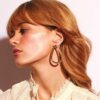 Boucles d'oreille goutte Neptune dorées. Bijou accessoire mariée créateur fait main en France. Acheter boutique Paris ou en ligne.
