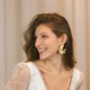 Boucles d'oreille mobiles dorées Gingko. Bijou mariage petit prix. Accessoire de mariée. Acheter en ligne eshop et boutique showroom Paris