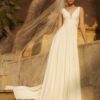 Voile de mariée long 1 épaisseur en tulle et perles. Accessoire mariage petits prix. Boutique concept-store paris et eshop