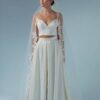 Voile de mariée en tulle avec fleurs brodées. accessoire de mariée . Acheter boutique mariage Paris. Eshop mariage en ligne